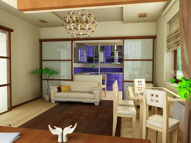 Кухня, совмещённая с гостиной — простор и комфорт