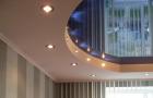 Двухуровневый потолок с подсветкой: интересное решение